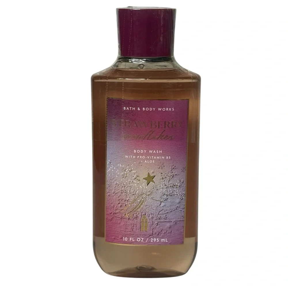 Bath & Body Works‎ Strawberry Snowflakes Body Wash 10 fl oz